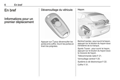 2019-2020 Opel Astra Owner's Manual | French