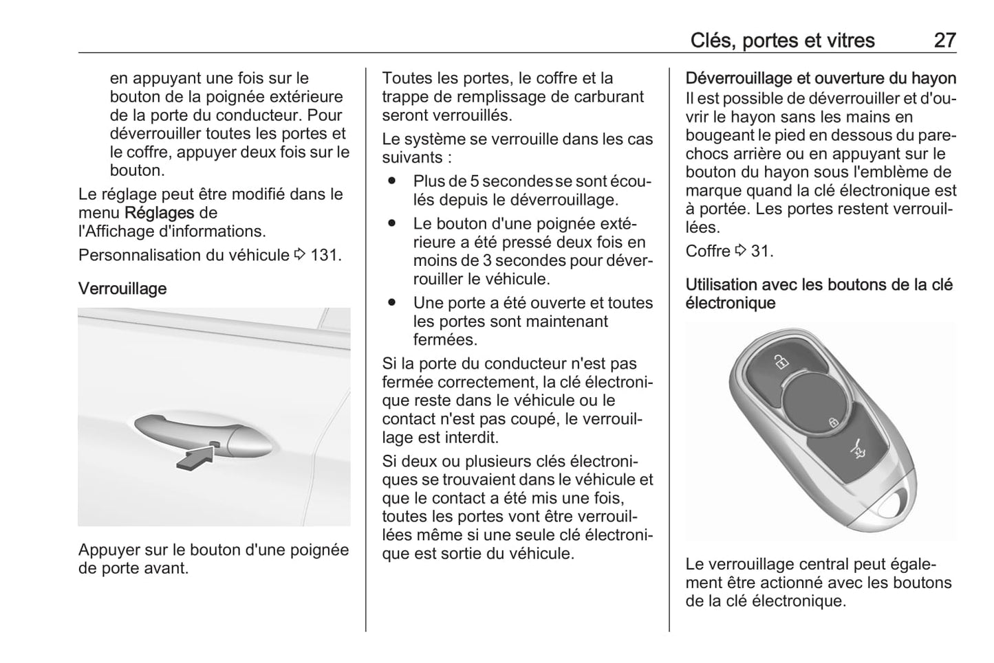 2019-2020 Opel Astra Manuel du propriétaire | Français