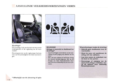 1997-2002 Renault Espace Manuel du propriétaire | Néerlandais