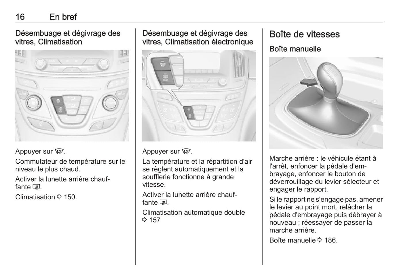 2016 Opel Insignia/Insignia Sports Tourer Owner's Manual | French