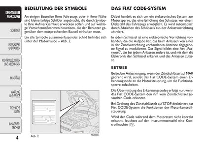 2009-2012 Fiat Punto Evo Manuel du propriétaire | Allemand