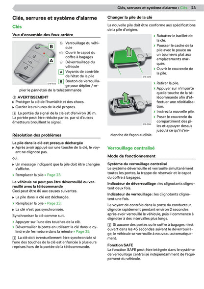 2018-2020 Skoda Fabia Manuel du propriétaire | Français