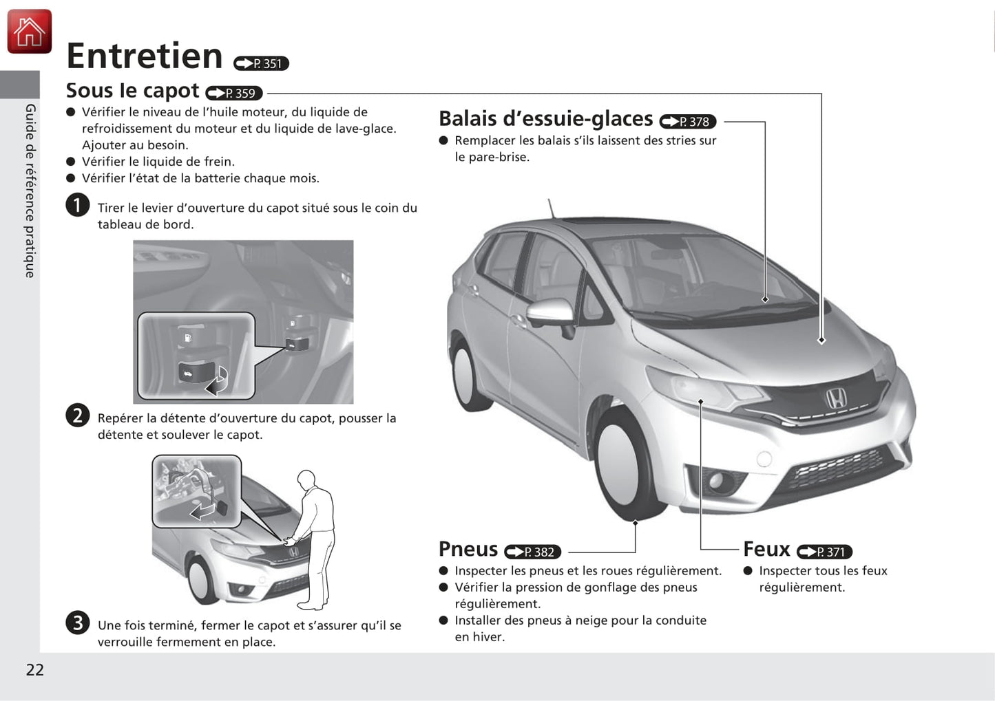 2014-2015 Honda Jazz Gebruikershandleiding | Frans