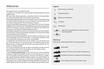 2022-2023 Fiat Scudo Ulysse Manuel du propriétaire | Allemand