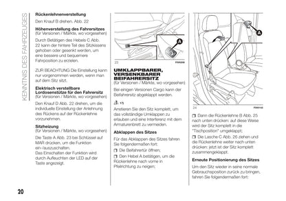 2018-2019 Fiat Doblò Owner's Manual | German