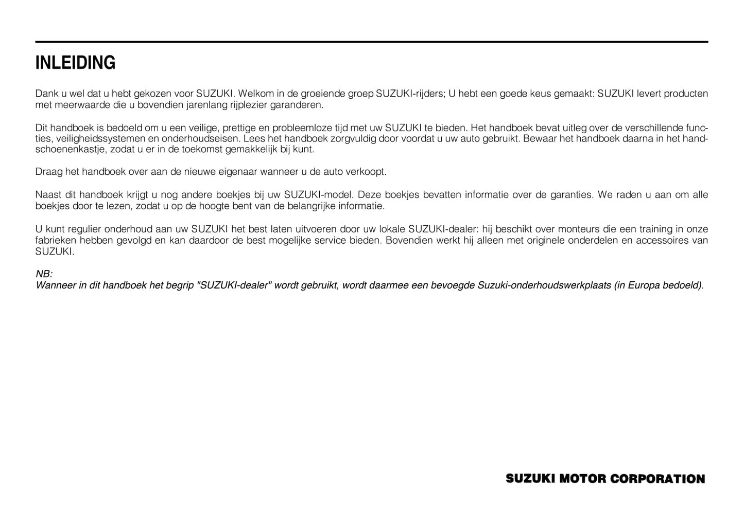 2018-2019 Suzuki Baleno Gebruikershandleiding | Nederlands