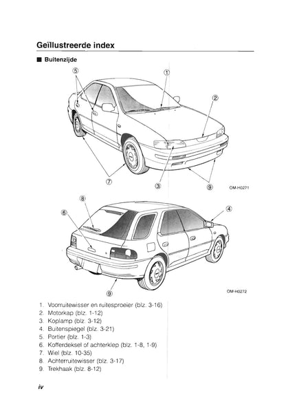 1993 Subaru Impreza Gebruikershandleiding | Nederlands