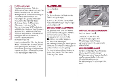 2018-2019 Alfa Romeo Giulia Owner's Manual | German