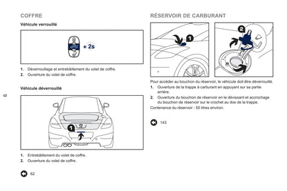 2011-2013 Peugeot RCZ Manuel du propriétaire | Français