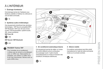 2011-2013 Peugeot RCZ Owner's Manual | French