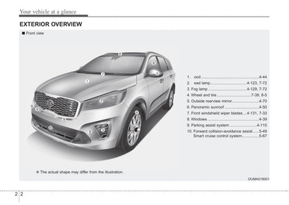 2017-2020 Kia Sorento Manuel du propriétaire | Anglais