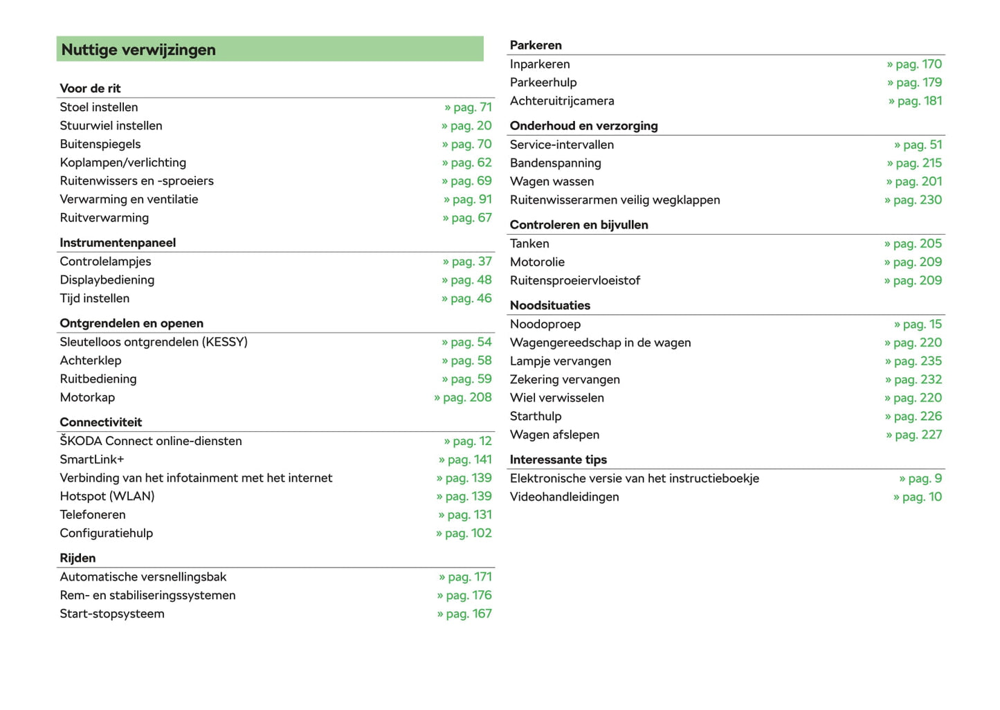 2018-2019 Skoda Rapid Spaceback Gebruikershandleiding | Nederlands