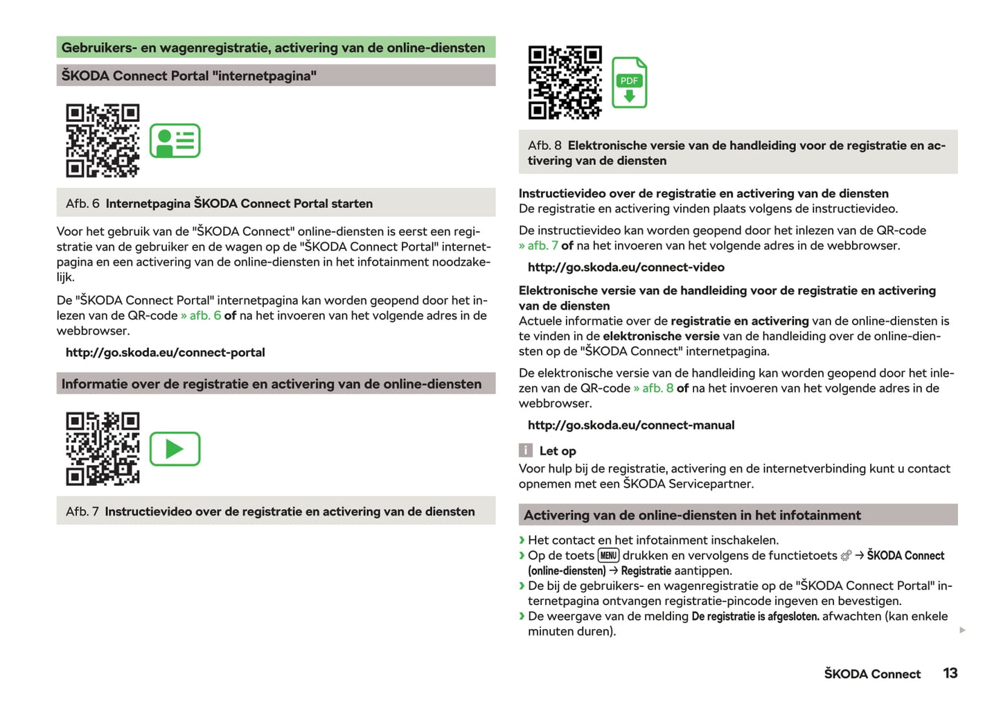 2018-2019 Skoda Rapid Spaceback Owner's Manual | Dutch