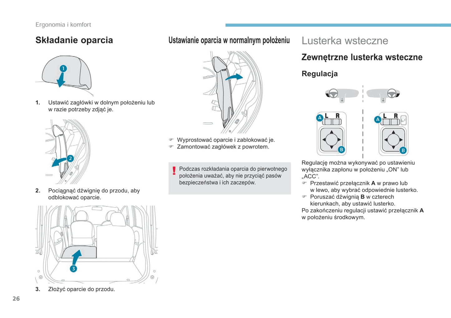 2017-2020 Peugeot Ion Owner's Manual | Polish