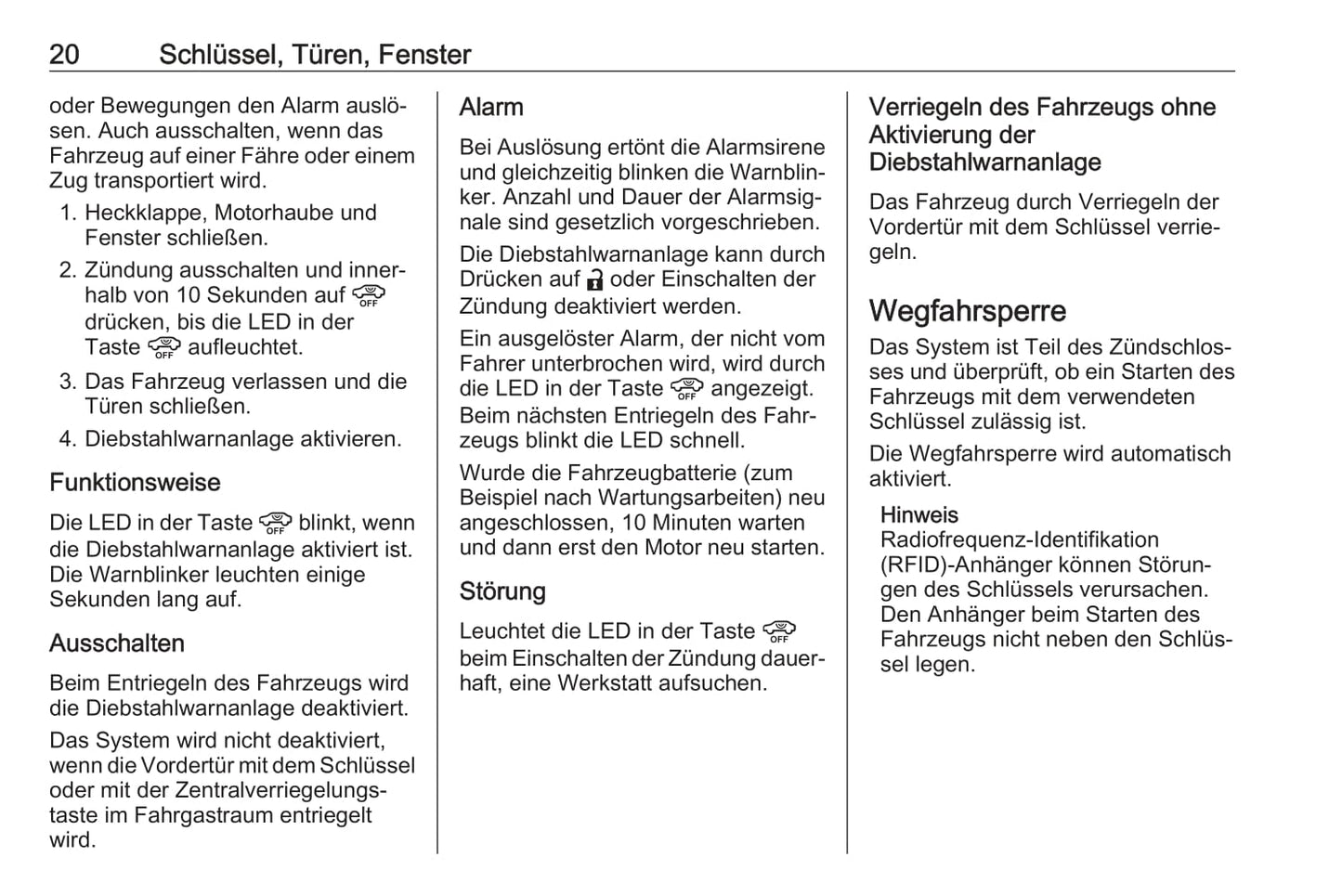 2021 Opel Mokka/Mokka-e Owner's Manual | German