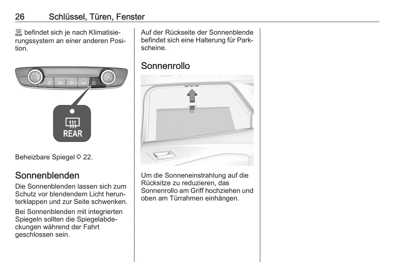 2021 Opel Mokka/Mokka-e Owner's Manual | German