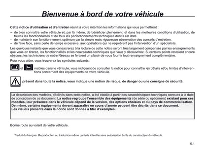 2020-2021 Renault Trafic Owner's Manual | French