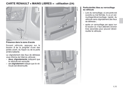 2020-2021 Renault Trafic Owner's Manual | French