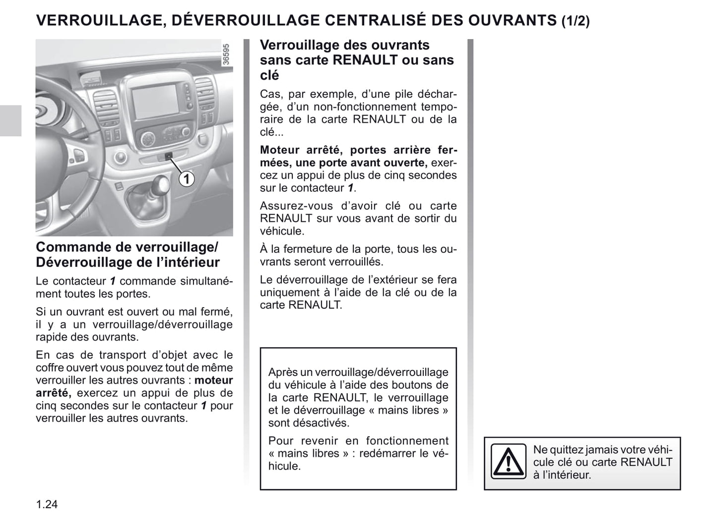 2020-2021 Renault Trafic Owner's Manual | French