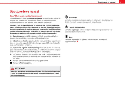 2008-2009 Seat Altea Owner's Manual | French