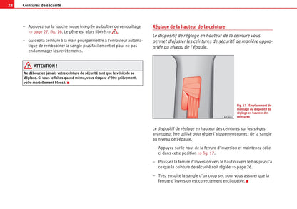 2008-2009 Seat Altea Owner's Manual | French