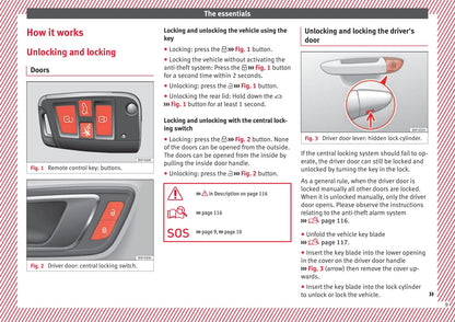 2016-2017 Seat Altea Owner's Manual | English