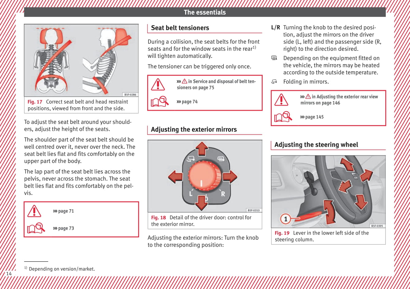 2016-2017 Seat Altea Owner's Manual | English