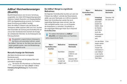 2021-2023 Peugeot 208/e-208 Owner's Manual | German