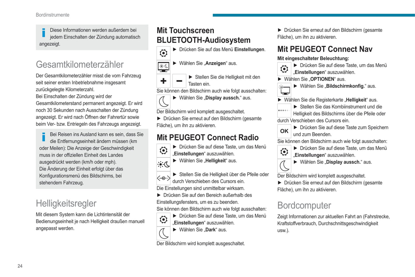 2021-2023 Peugeot 208/e-208 Owner's Manual | German