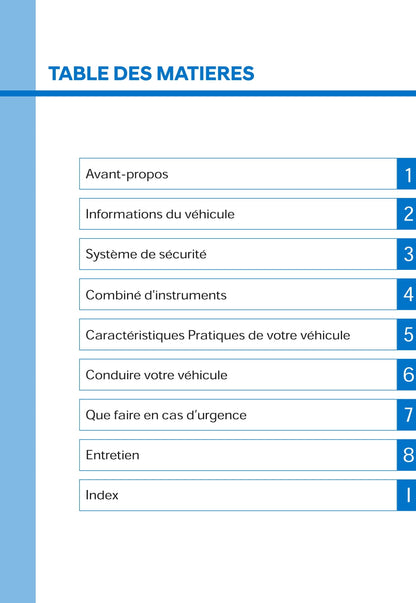 2020 Hyundai i10 Manuel du propriétaire | Français