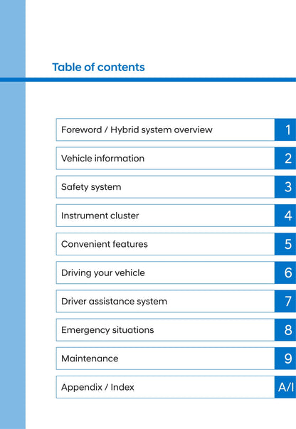 2021-2022 Hyundai Tucson Hybrid/Tucson Plug-in Hybrid Owner's Manual | English