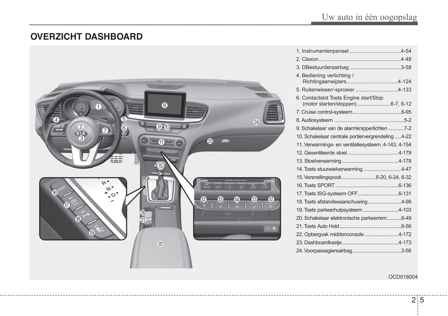 2018-2019 Kia Ceed Owner's Manual | Dutch