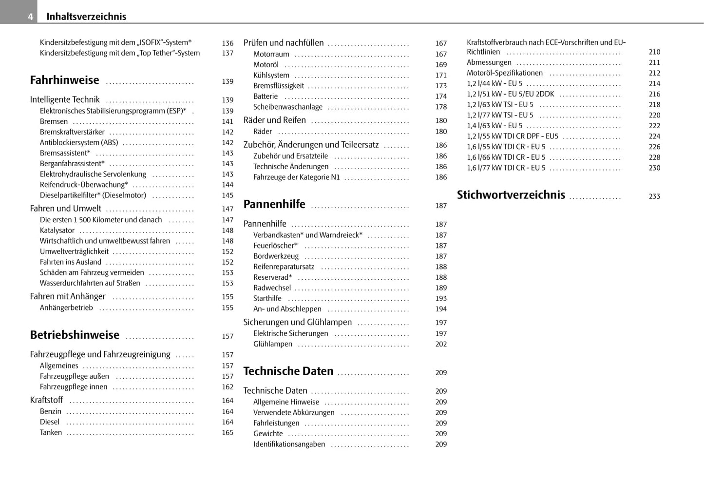 2006-2007 Skoda Fabia Gebruikershandleiding | Duits