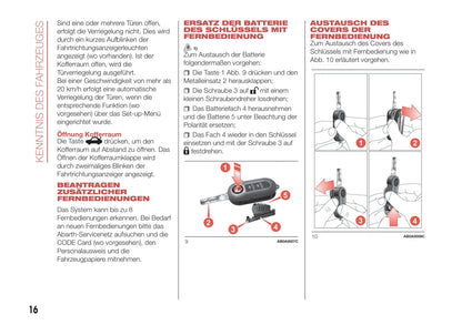 2016-2022 Abarth 595 Gebruikershandleiding | Duits