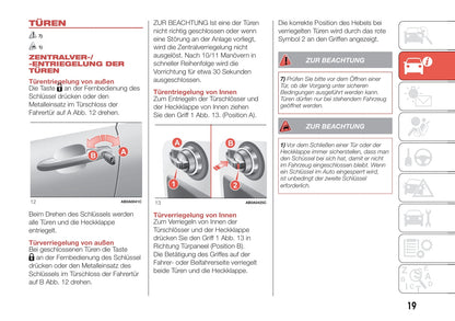 2016-2022 Abarth 595 Gebruikershandleiding | Duits