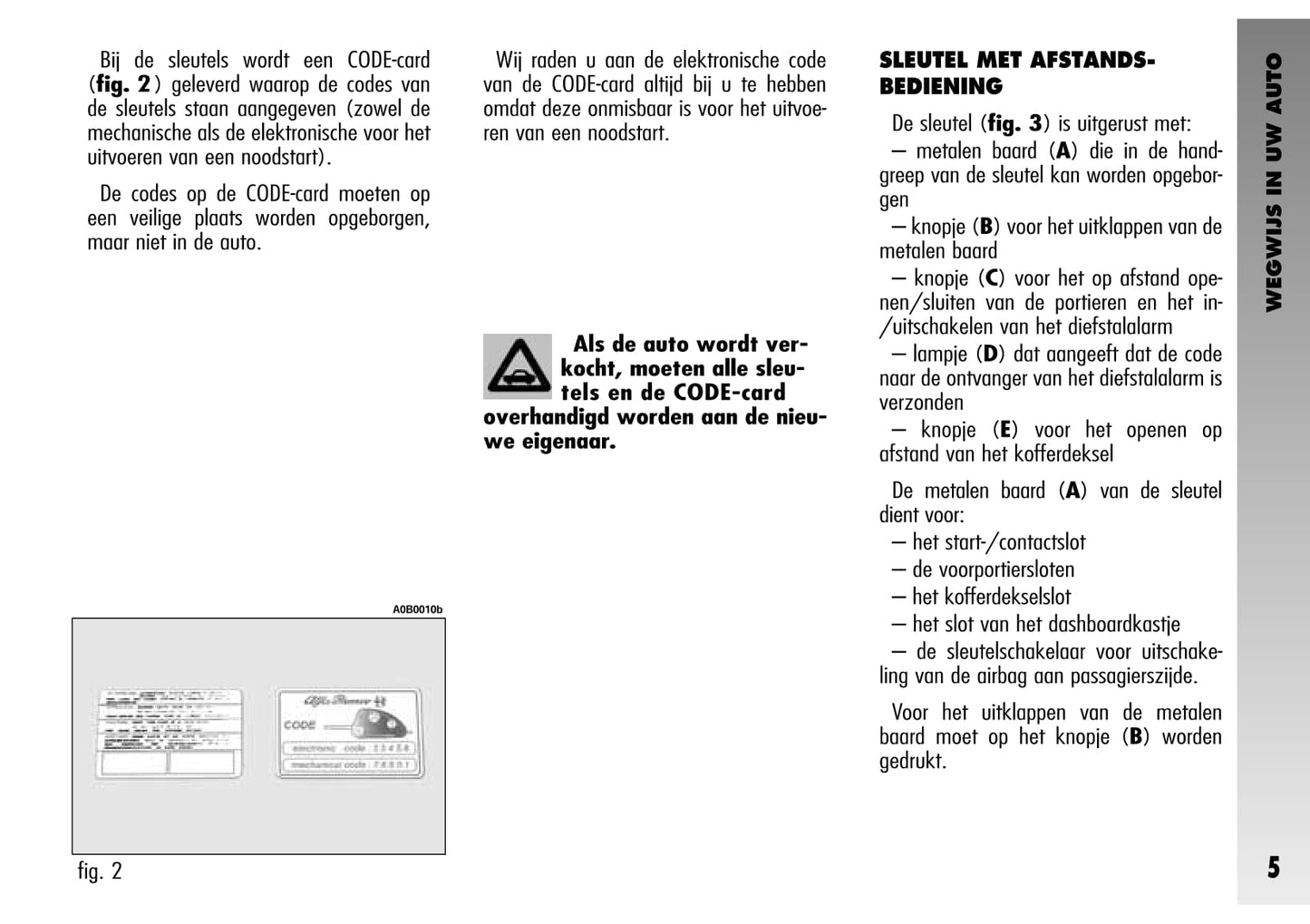 2002-2003 Alfa Romeo 156 Gebruikershandleiding | Nederlands