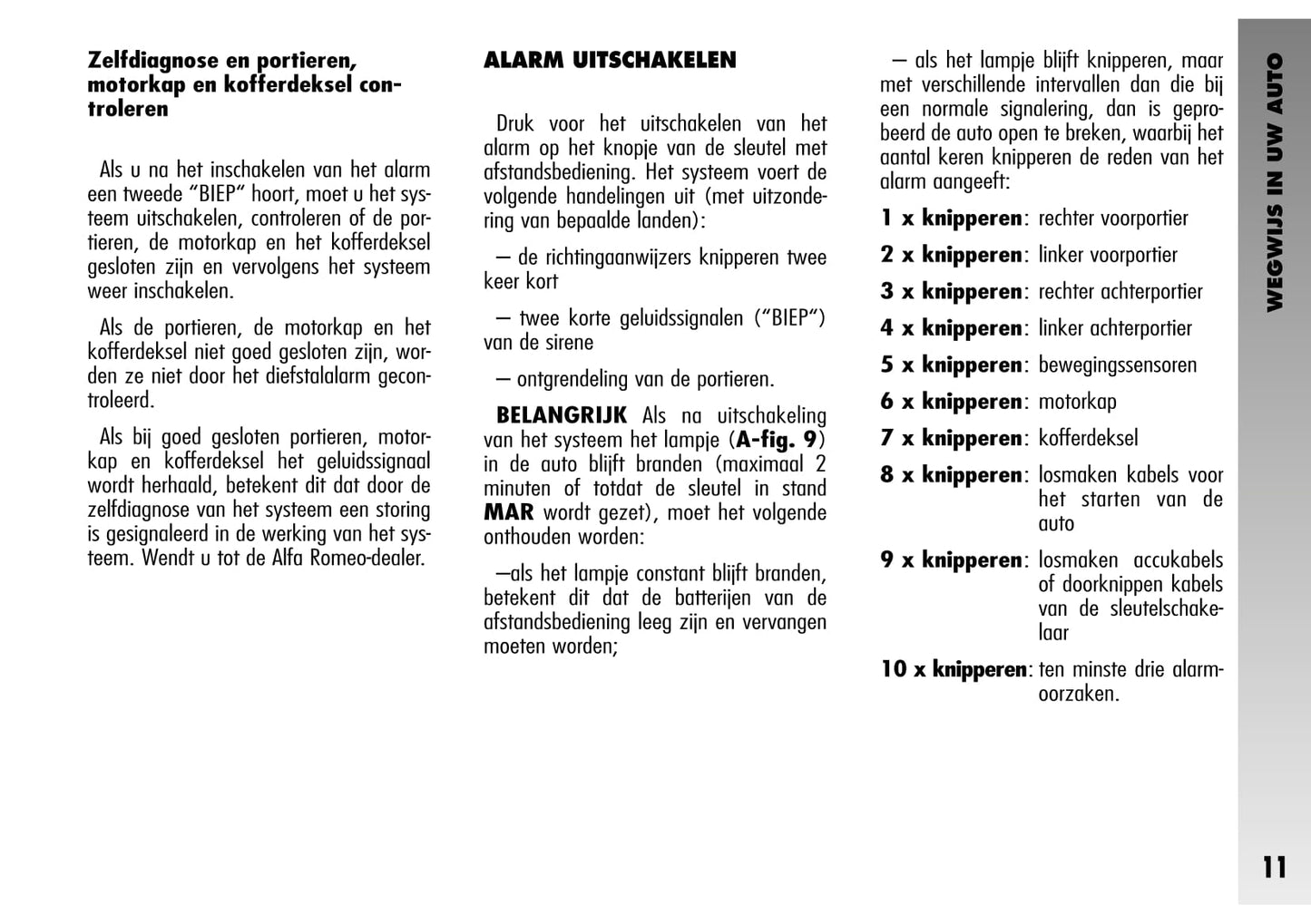 2002-2003 Alfa Romeo 156 Gebruikershandleiding | Nederlands