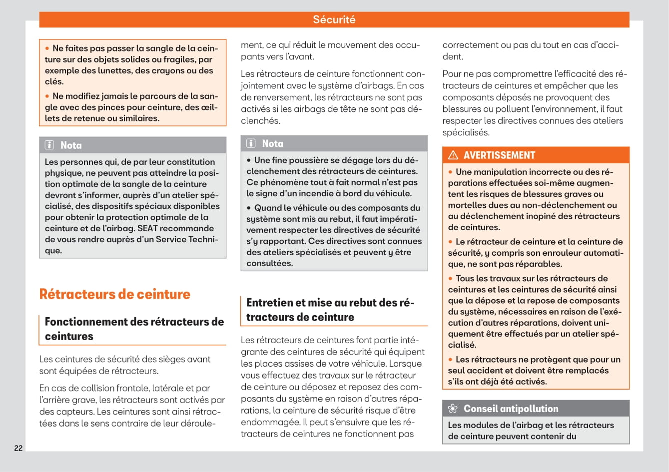 2019-2020 Seat Leon Owner's Manual | French