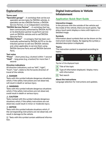 2020-2021 Skoda Octavia Owner's Manual | English