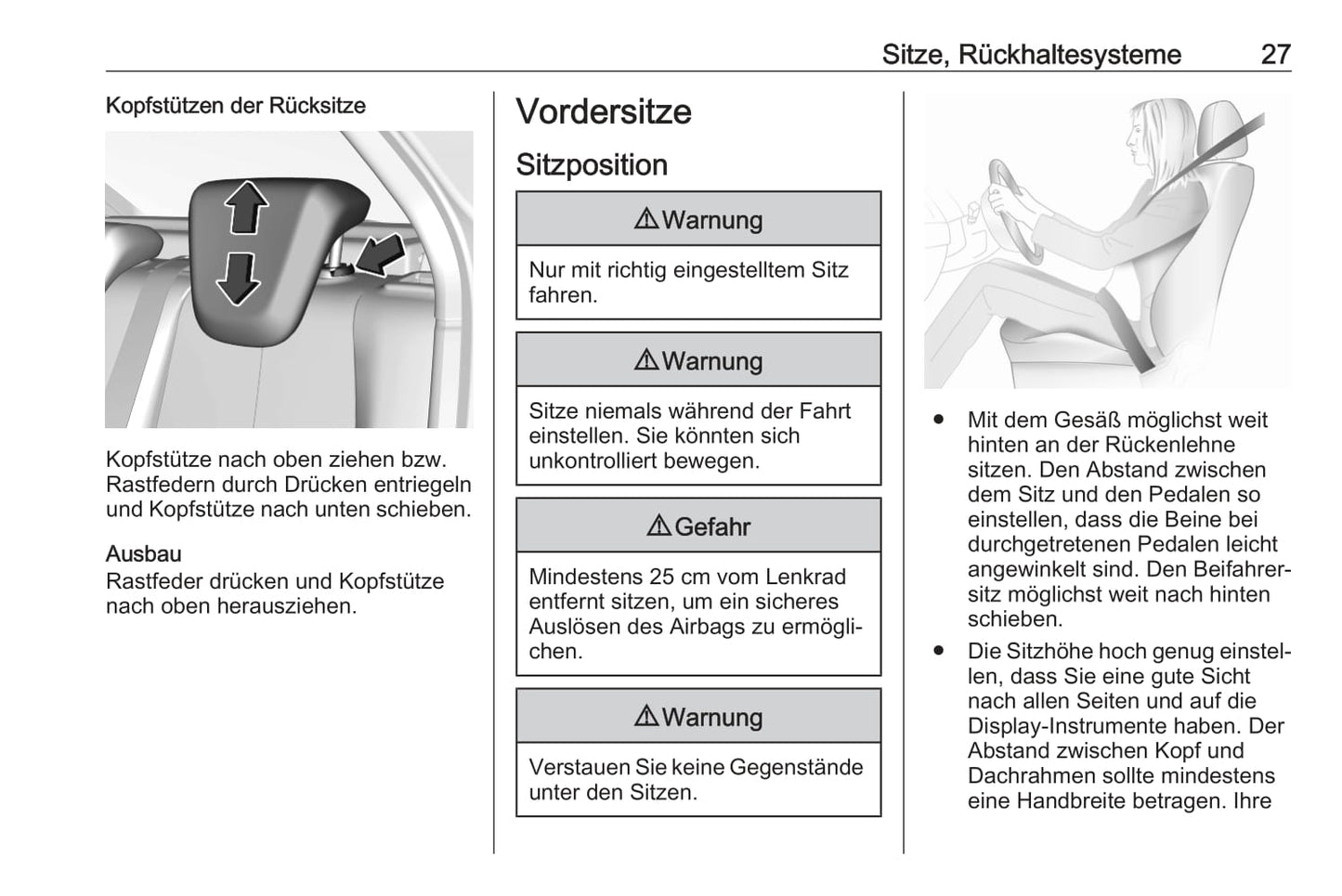 2021 Opel Corsa/Corsa-e Owner's Manual | German