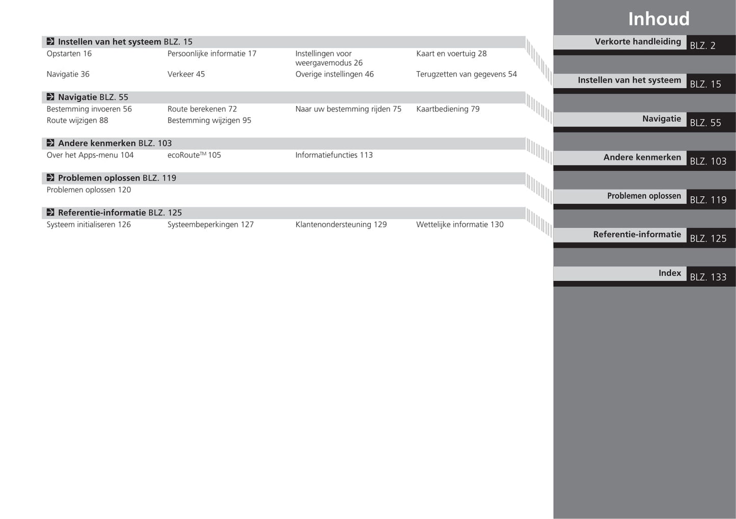 Honda CR-V Navigatie Handleiding 2015 - 2018