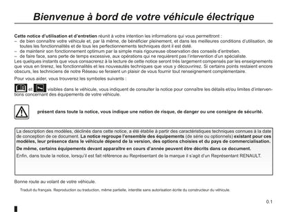 2018-2019 Renault Kangoo Z.E. Gebruikershandleiding | Frans