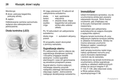 2012 Opel Corsa Owner's Manual | Polish