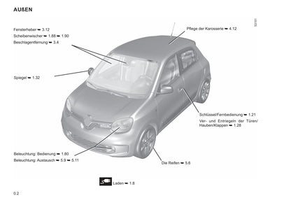 2020-2023 Renault Twingo Manuel du propriétaire | Allemand
