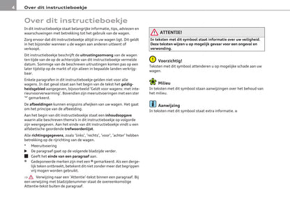 2007-2011 Audi A4 Avant Owner's Manual | Dutch