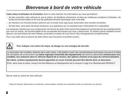 2008-2012 Renault Modus Manuel du propriétaire | Français