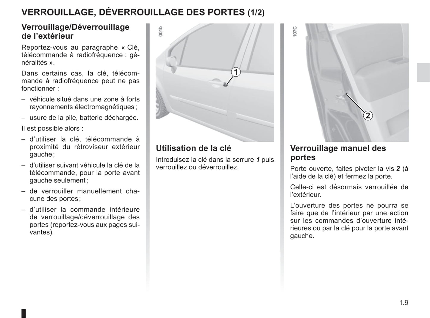 2012-2013 Renault Modus/Grand Modus Owner's Manual | French