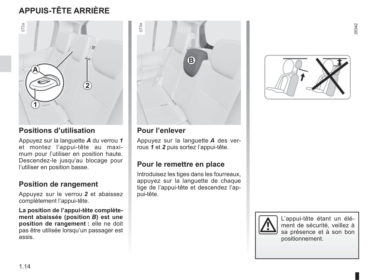 2012-2013 Renault Modus/Grand Modus Owner's Manual | French