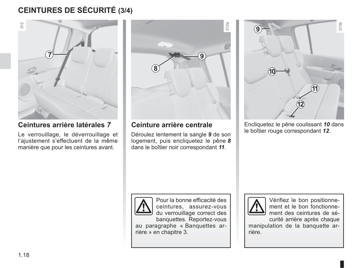 2012-2013 Renault Modus/Grand Modus Owner's Manual | French