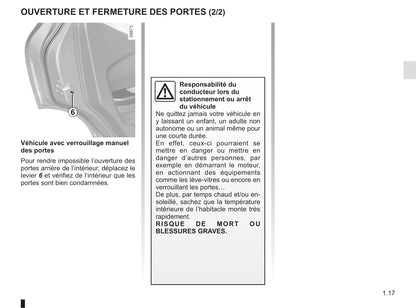 2018 Renault Kadjar Owner's Manual | French